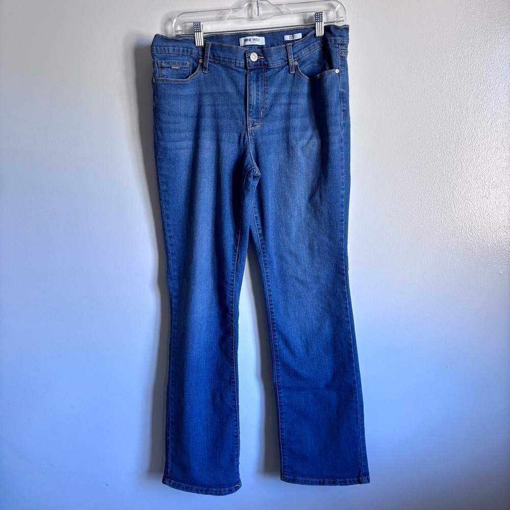 ⭐️⭐️⭐️Nine West Women's Blue Boot Cut Jeans size 10